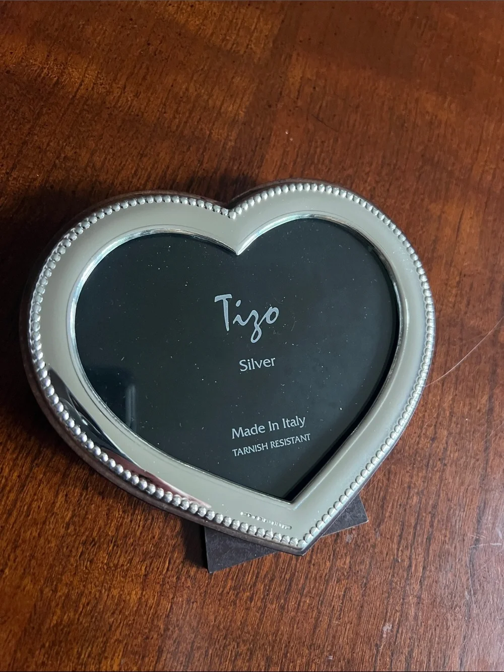 Tizo Silverplate 3x4 Frame with Bead Trim